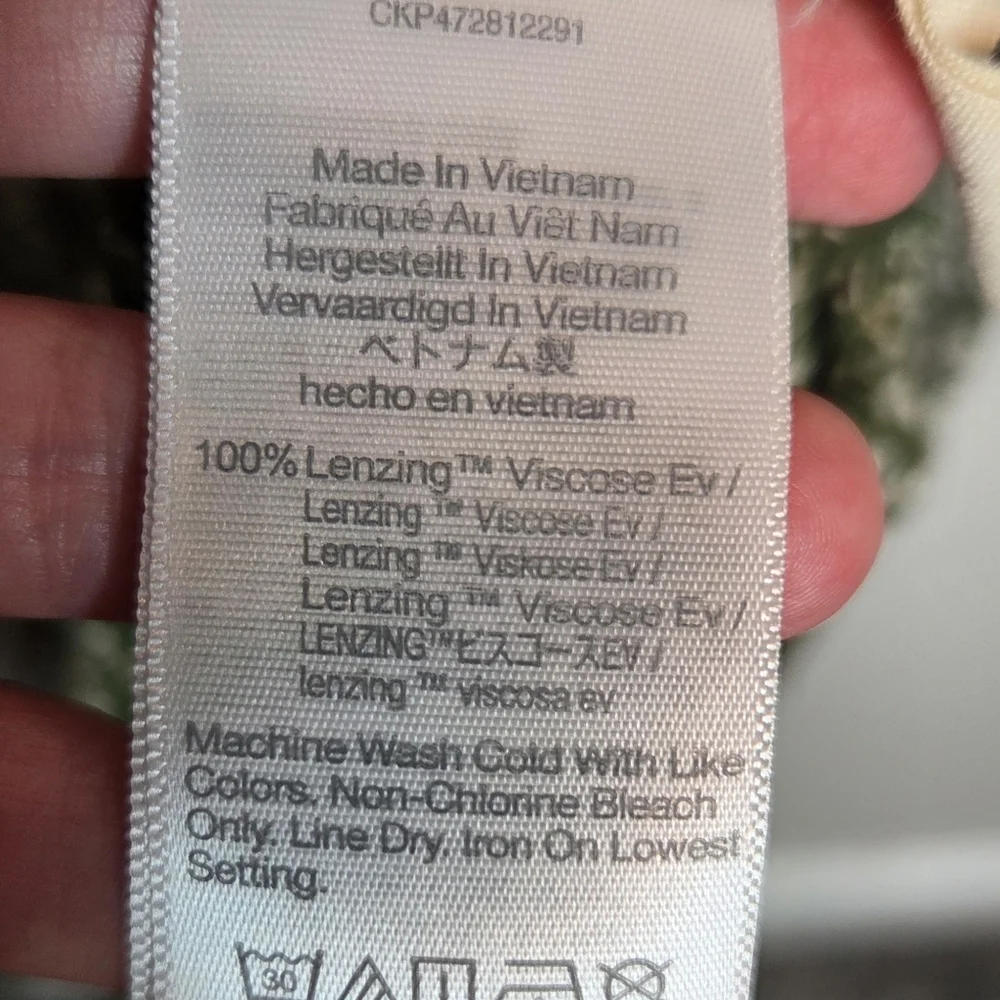 Madewell Button-Front Floral Green Dress in Ditsy Daze, Size XXS - Picture 10 of 10